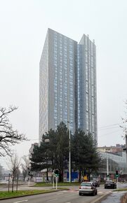 Hochhaus Bulgariplatz, Baufortschritt im Dezember 2024